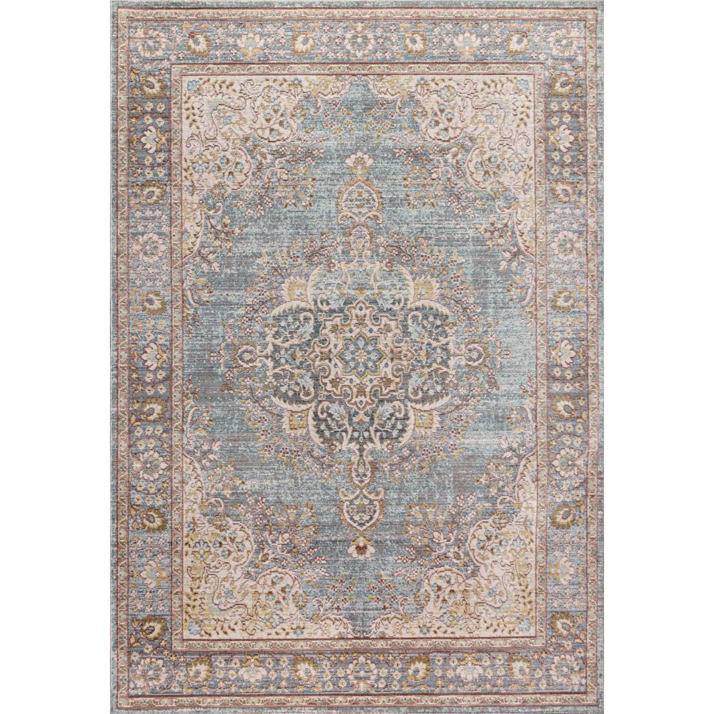 Jonathan Y Goa Fl Medallion Traditional Light Blue Ivory 7 Ft - 7 Ft By 9 Area Rug Jonathan Y Goa Fl Medallion Traditional Light Blue Ivory 7 Ft - 7 Ft By 9 Area Rug