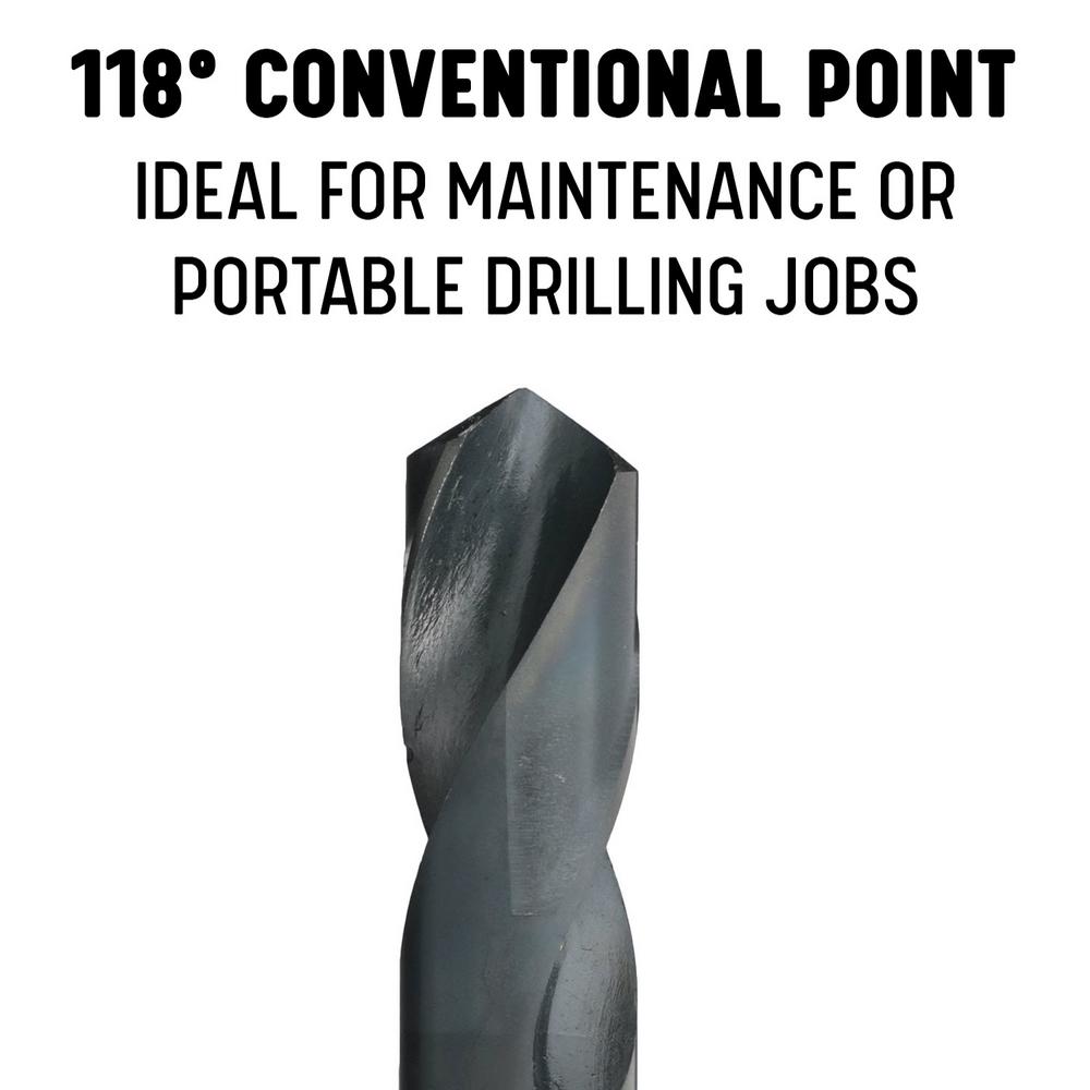 High Speed Steel 5TVA2 Pack of 20 Black Oxide Size 31 Westward Screw Machine Drill Bit