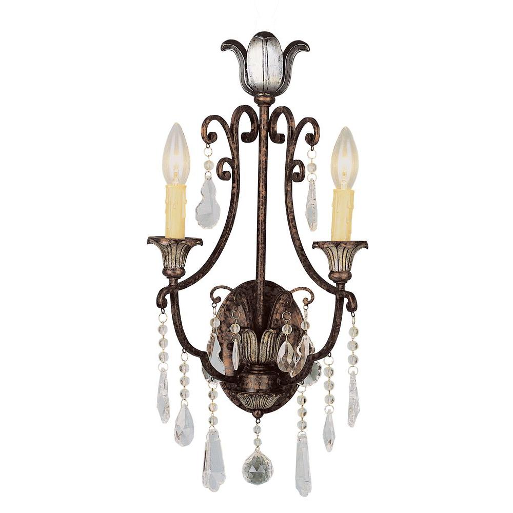 UPC 736916541954 product image for Bel Air Lighting Cabernet Collection 2-Light Antique Bronze Sconce | upcitemdb.com