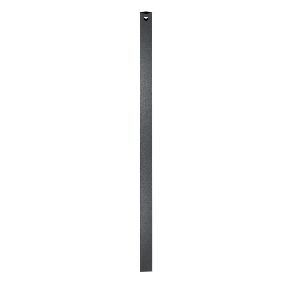 Monte Carlo 48 in. Brushed Steel Extension Downrod-DR48BS - The Home Depot