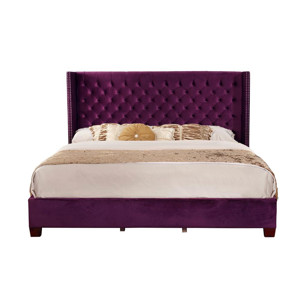 Purple Queen On Tufted Shelter Bed Full Set 51005 43pl The Purple Queen On Tufted Shelter Bed Full Set 51005 43pl The Home Depot