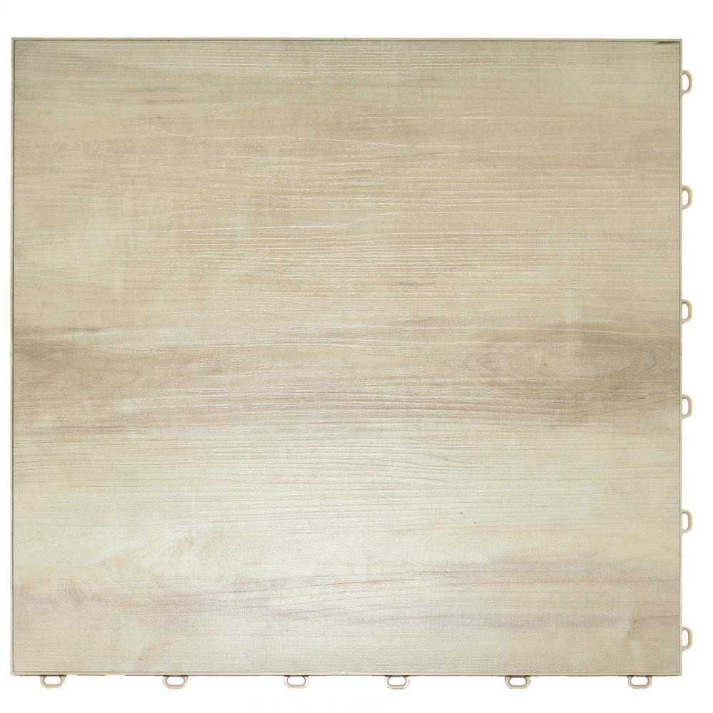 Indoor Outdoor Luxury Vinyl Tile Flooring Resilient Light Maple Vinyl Trax 9 Tile Modular Flooring
