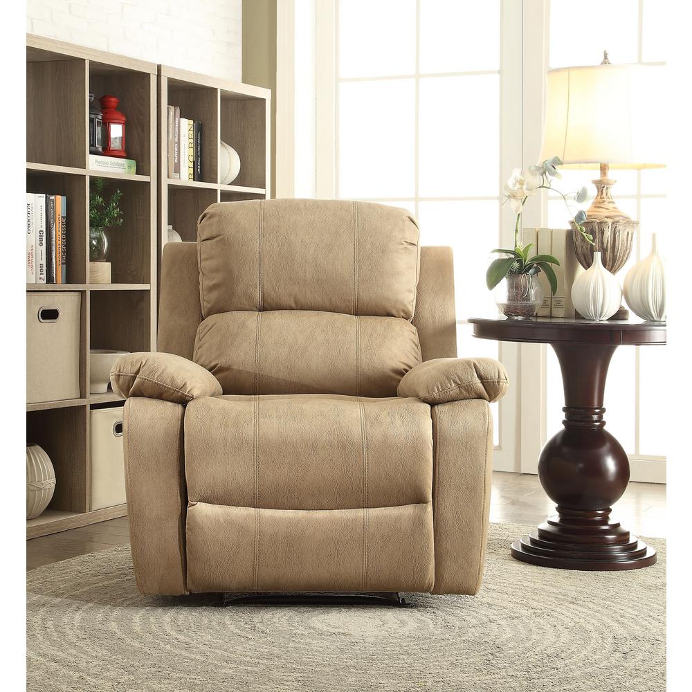 ACME Furniture Brown Bina Memory Foam Recliner59526 The Home Depot