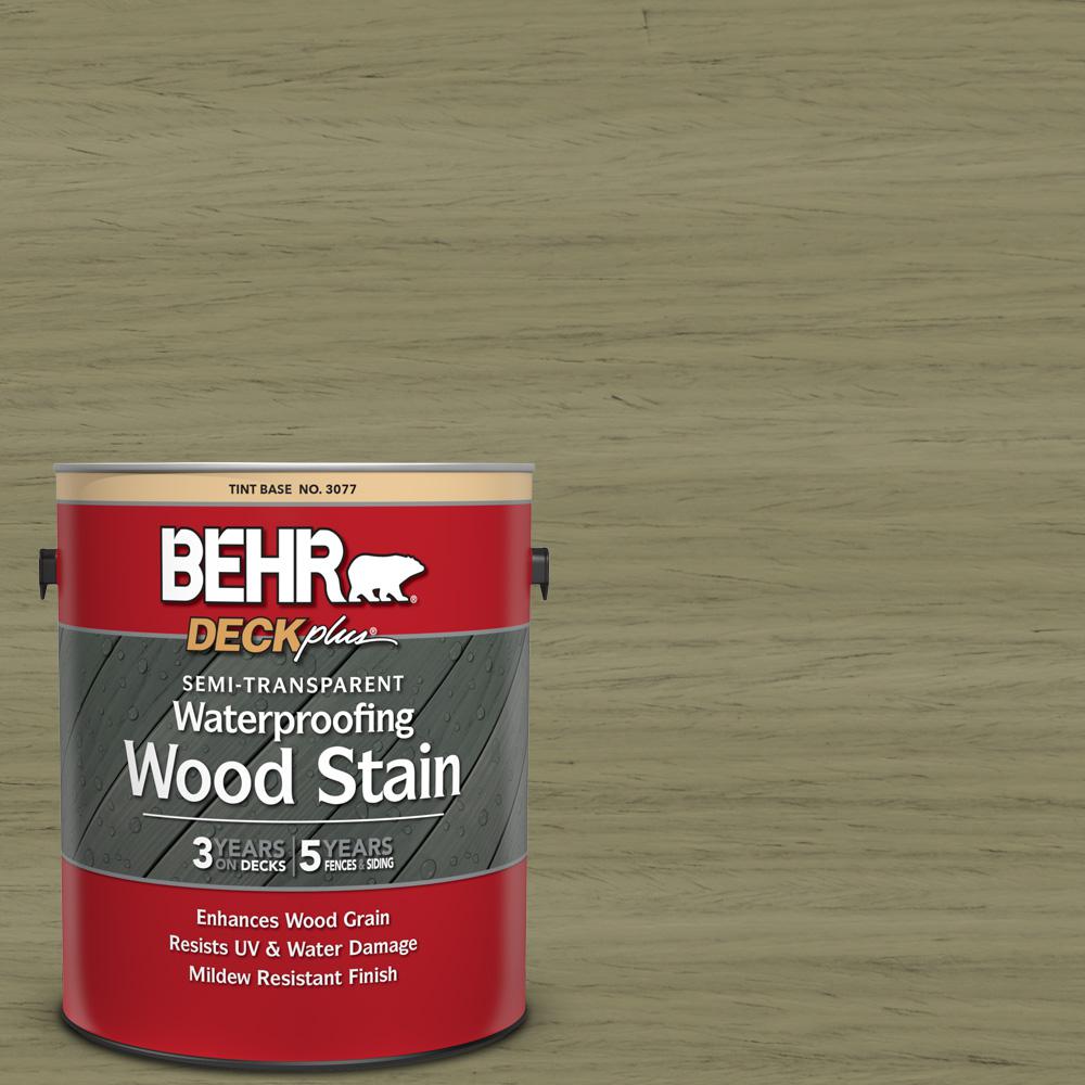 Behr Deckplus 1 Gal St 151 Sage Semi Transpa Waterproofing Exterior Wood Stain Behr Deckplus 1 Gal St 151 Sage Semi Transpa Waterproofing Exterior Wood Stain