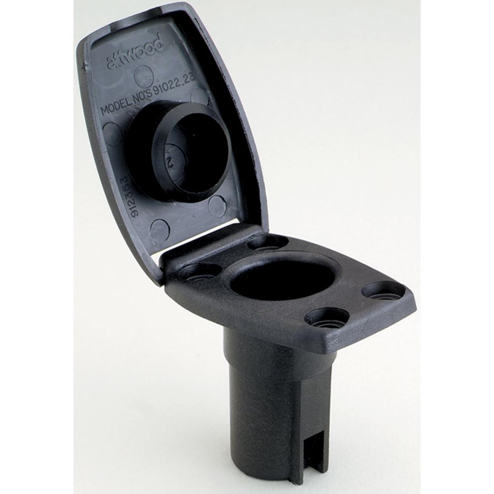 attwood 910V3SS-7 LightArmor 910V Series 3-Pin Rectangular Light Base-316 Stainless Steel Attwood Marine