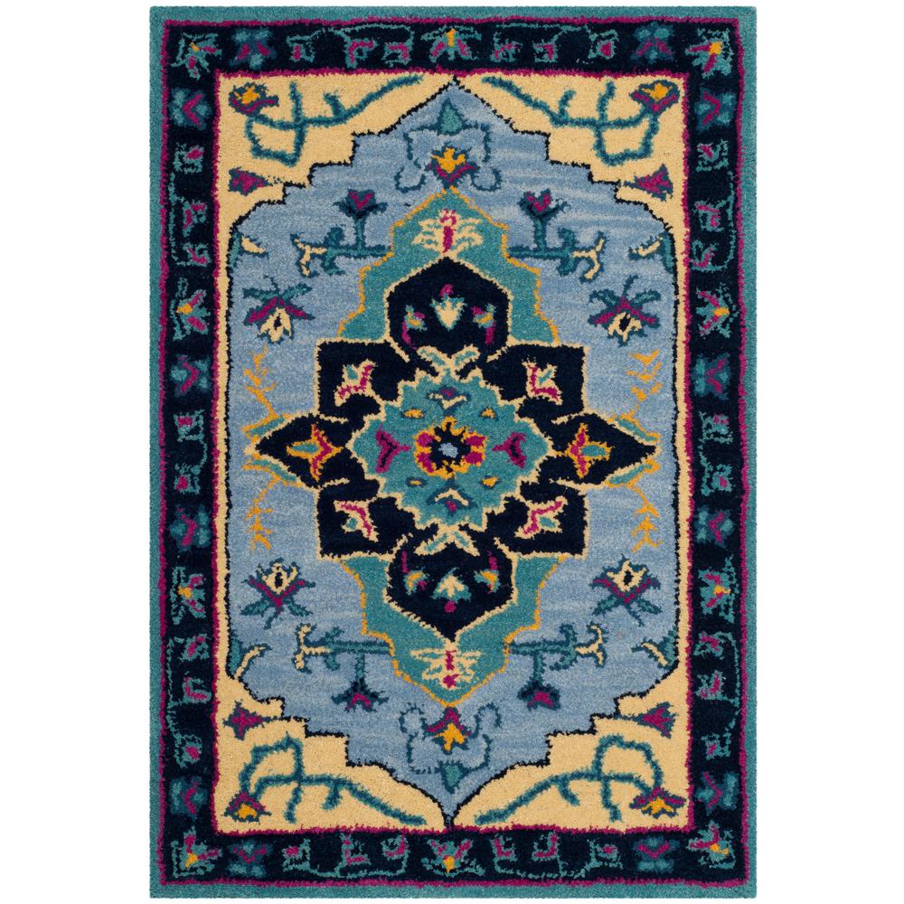 Safavieh Bellagio Light Blue Multi 2 Ft X 3 Area Rug