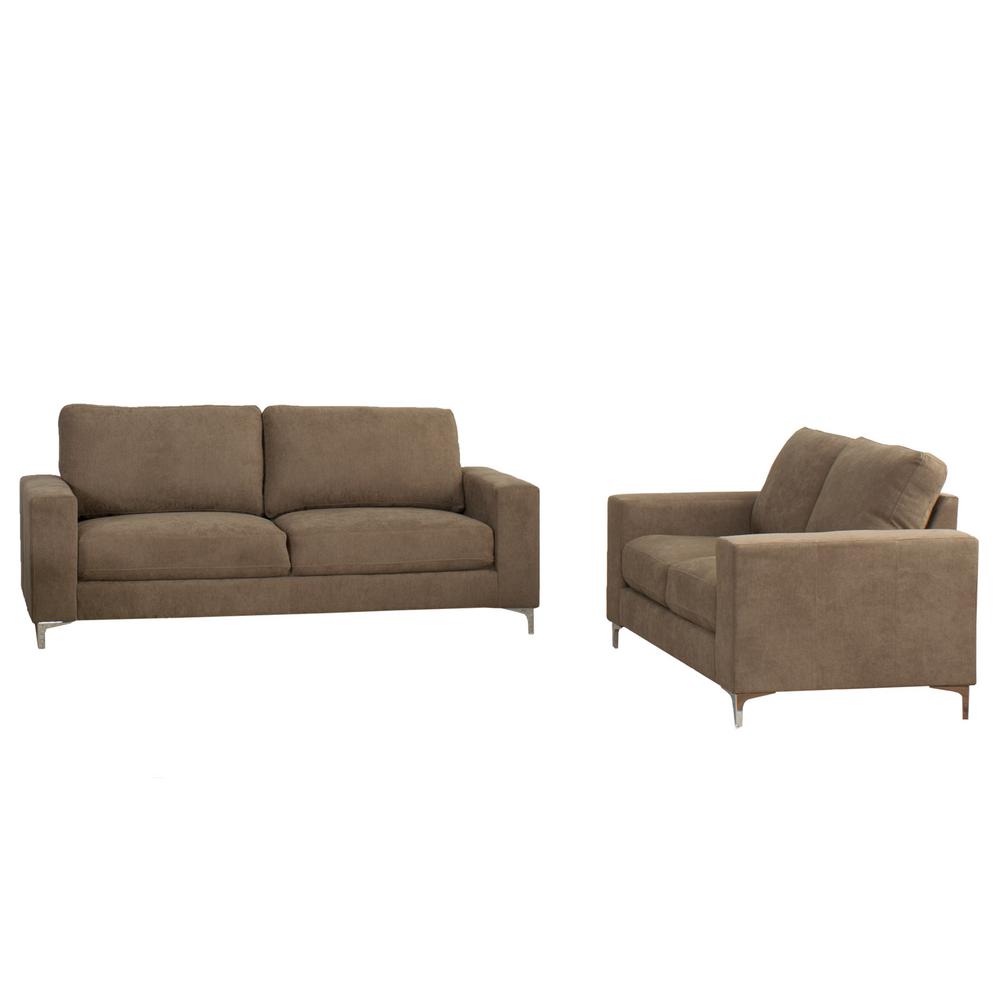 brown - fabric - living room sets - living room furniture - the home