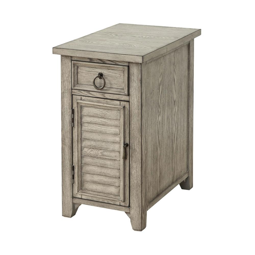 Ivory Coast Rub 1 Door 1 Drawer Chairside With Power