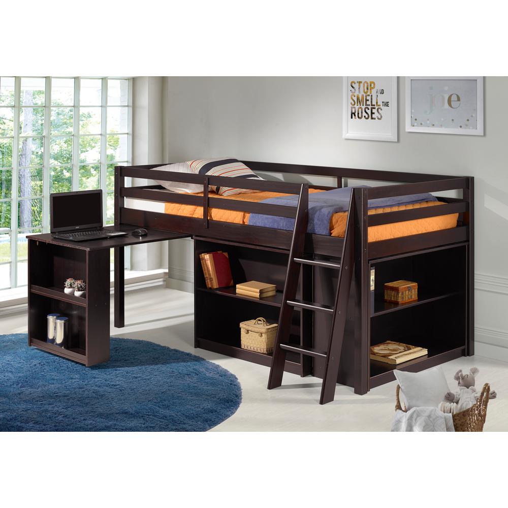 Bunk Bed With Desk And Pull Out, Flip Out Desk Bed