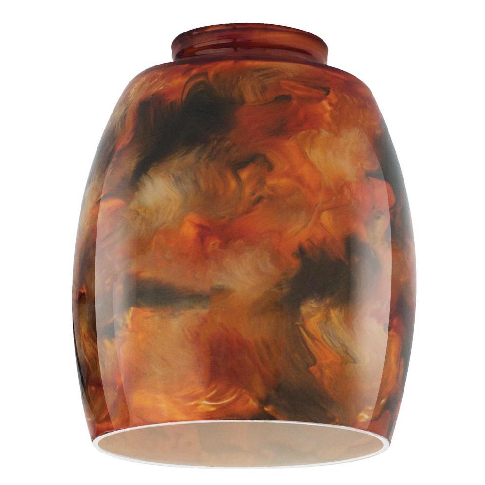 Westinghouse 5 3 8 In Handblown Fire Pit Shade With 2 1 4 In