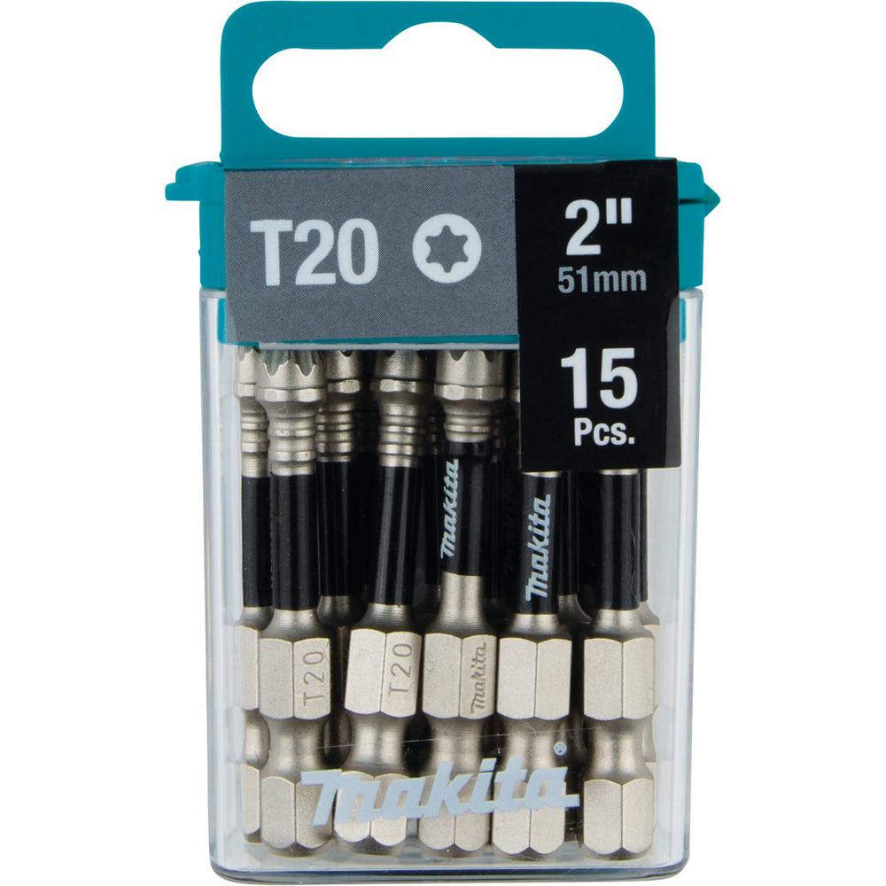 Makita Impact XPS T20 TORX 2 in. Power Bit (15Pack)E01068 The Home
