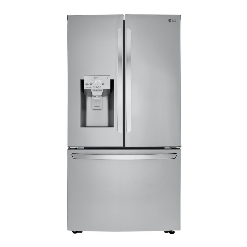 23.5 cu. ft. Smart French Door Refrigerator, Dual Ice Makers with Craft