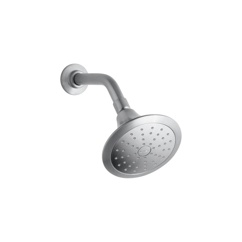 KOHLER Forte 1Spray Single Function 5.5 in. Raincan Showerhead in