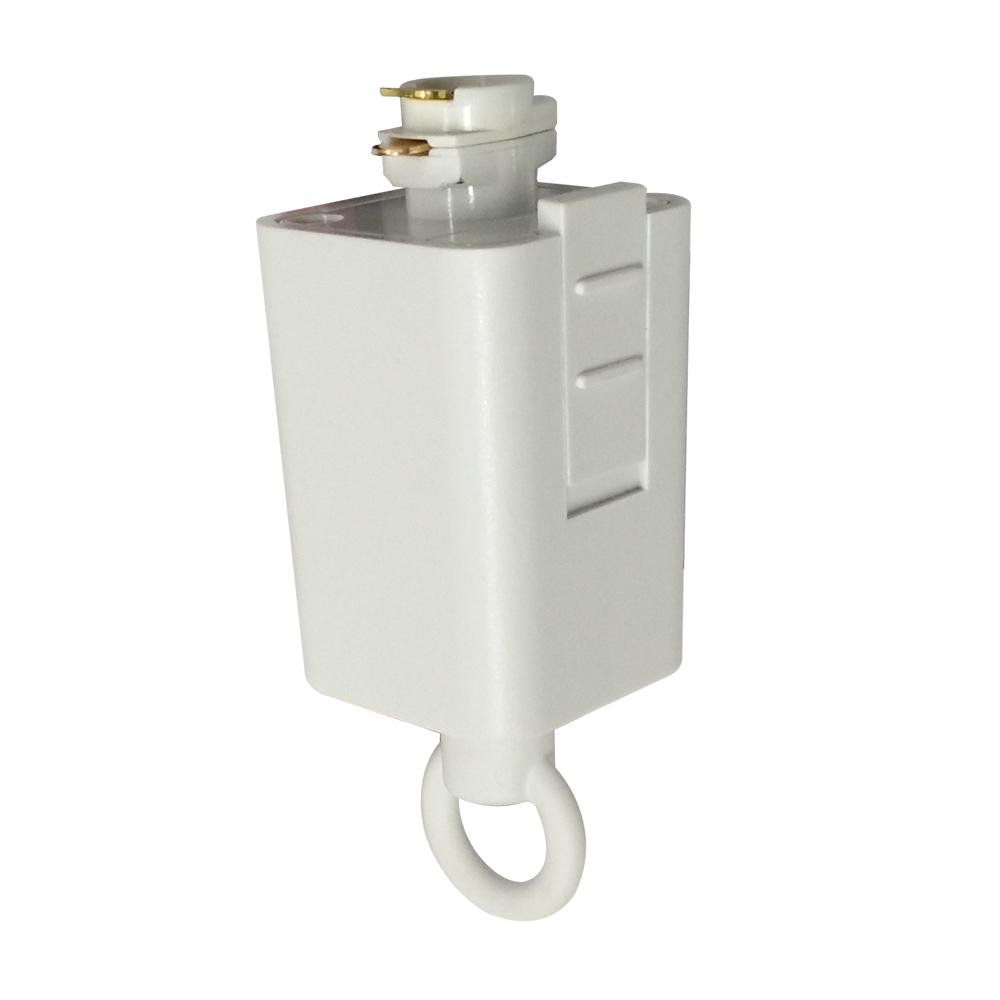 120 Volt 150 Watt White Linear Track Pendant Or Chandelier Adapter - Halo Track Pendant Adapter 120 Volt 150 Watt White Linear Track Pendant Or Chandelier Adapter - Halo Track Pendant Adapter