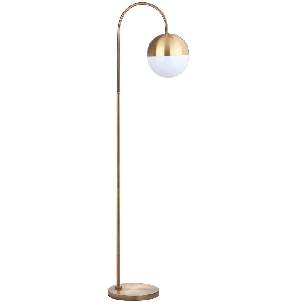 blue and gold floor lamp