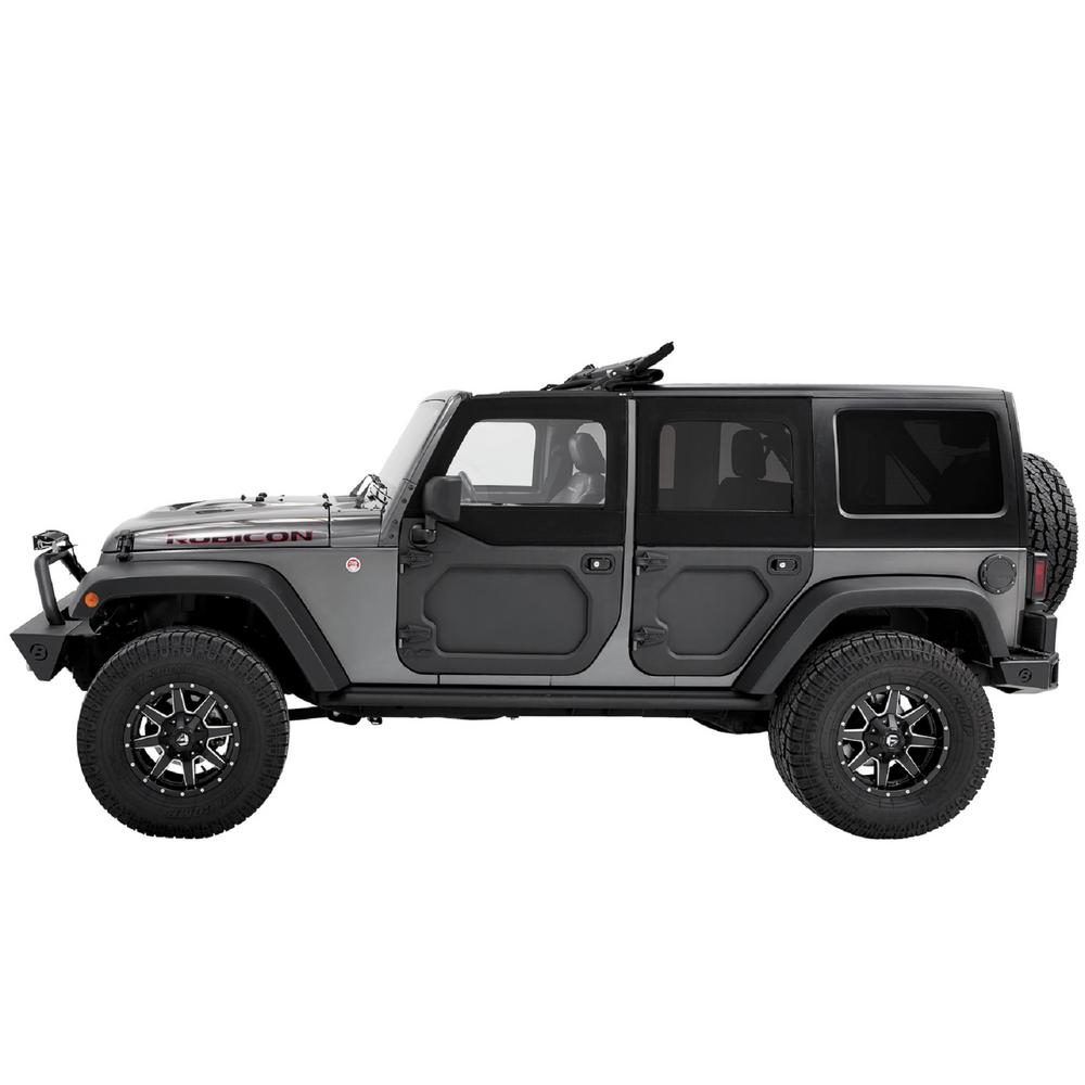 Bestop Core Doors 07 18 Wrangler Jk Front Lower Doors Black