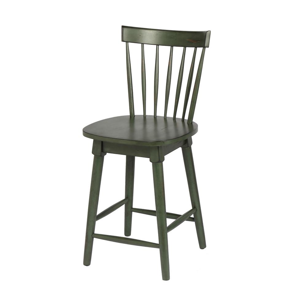 Craft Main Elise 24 In Green Counter Height Swivel Bar Stool Green Counter Height Swivel Bar Stool Individual