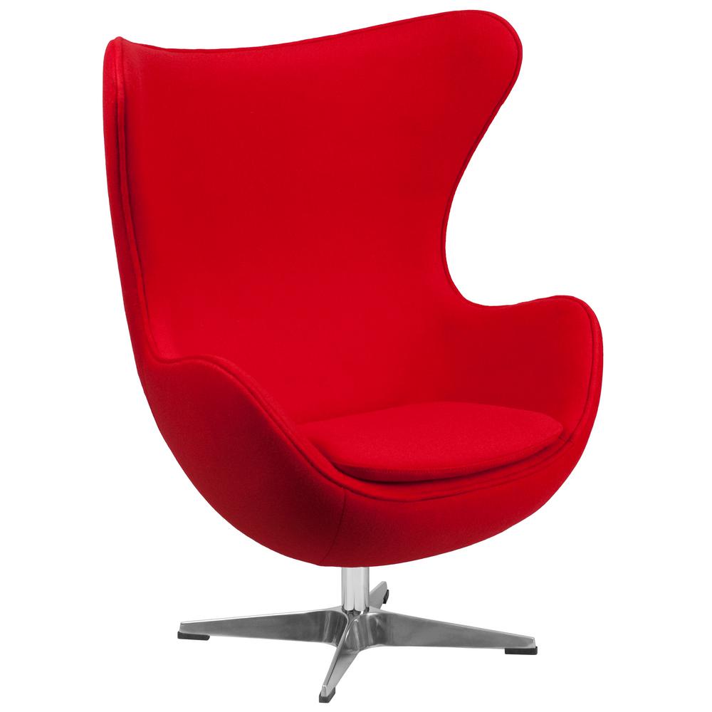 Flash Furniture Red Egg Chair Cga Zb 24175 Re Hd The Home Depot