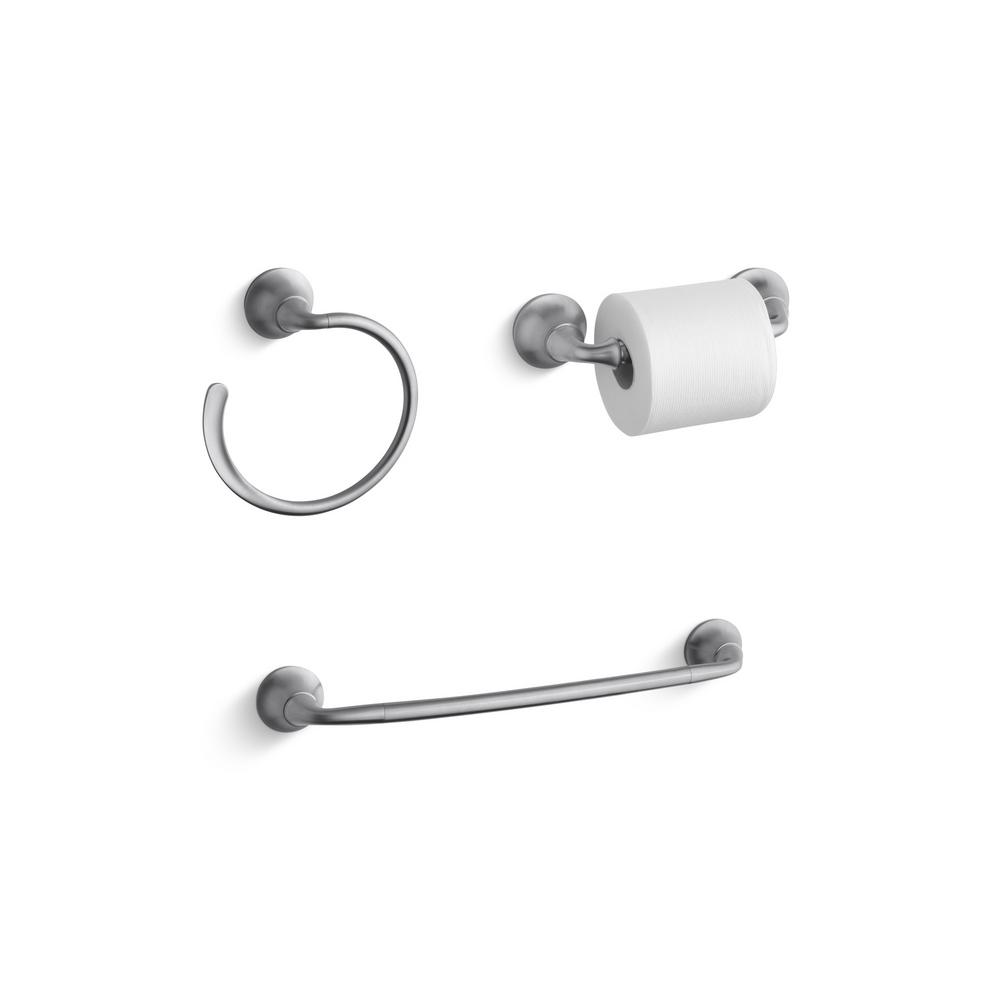 Kohler Forte 3 Piece Bath Hardware Set In Oil Rubbed Bronze Kohler Forte 3 Piece Bath Hardware Set In Oil Rubbed Bronze