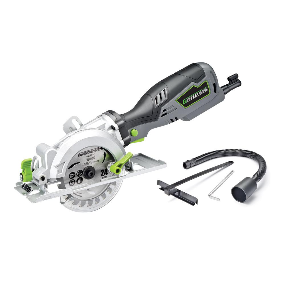 Genesis 5.8 Amp 41/2 in. Compact Circular SawGCS545C The Home Depot