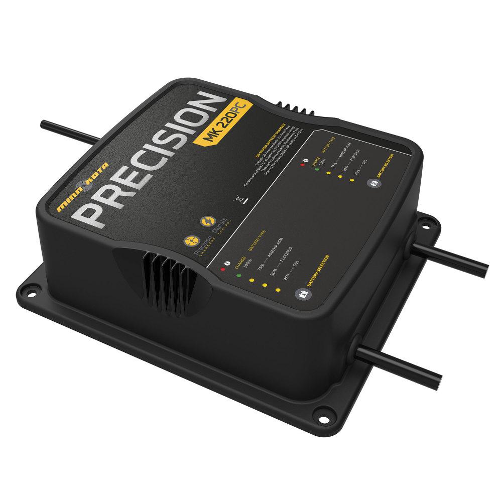 Minn Kota 10 Amp 2 Bank Precision OnBoard Battery Charger1832200