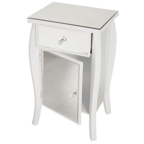 Homeroots Shelly Assembled 18 75 In X 18 75 In X 14 5 In White