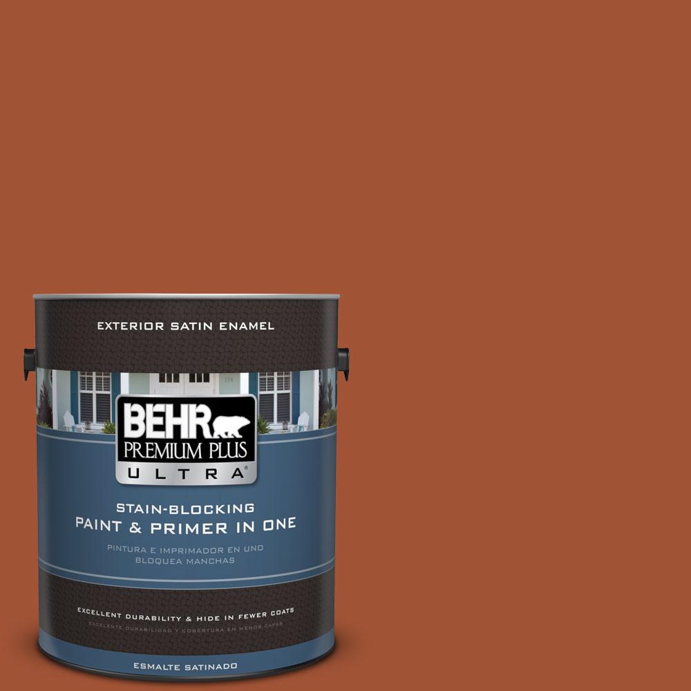 BEHR Premium Plus Ultra 1gal. SH230 Ground Nutmeg Satin Enamel
