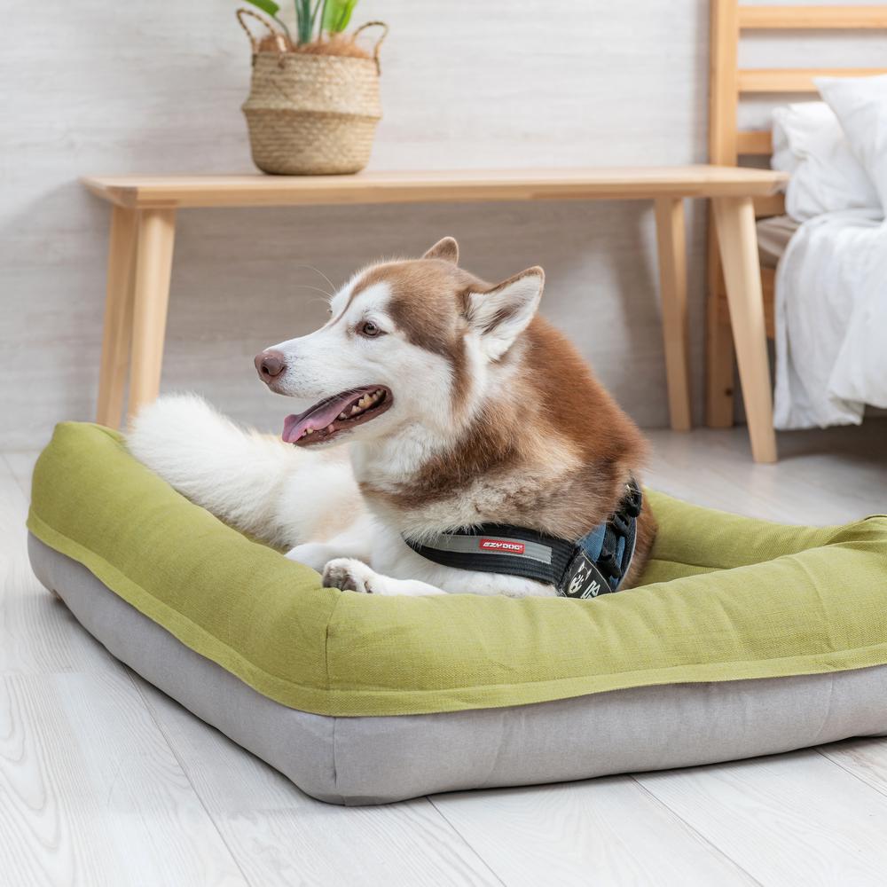 large cushion dog bed
