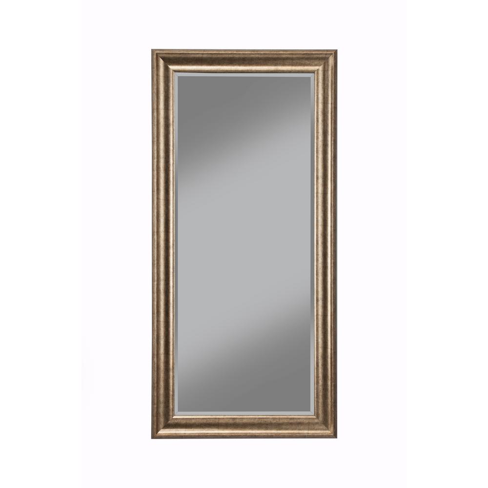 Sandberg Furniture Antique Gold Full Length Floor Leaner Mirror 14111