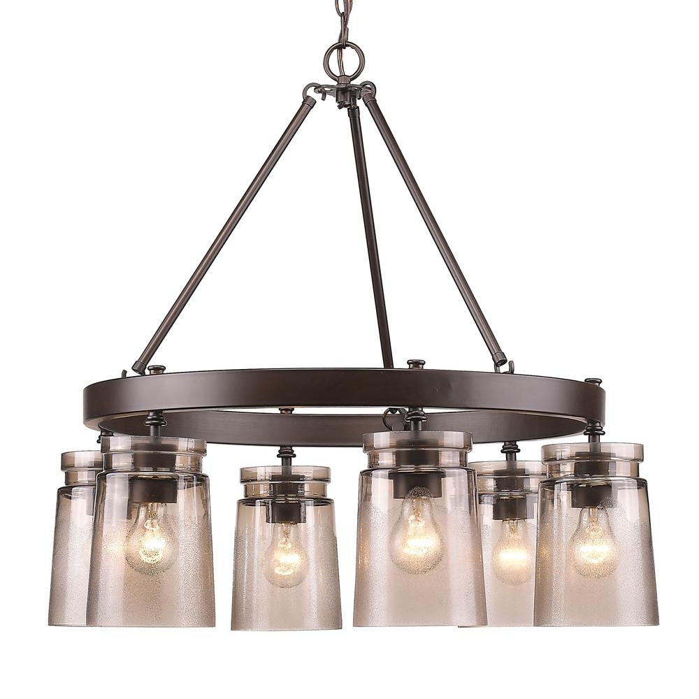 Hampton Bay Grace 9 Light Rubbed Bronze Chandelier Musethecollective Hampton Bay Grace 9 Light Rubbed Bronze Chandelier With Seeded Glass