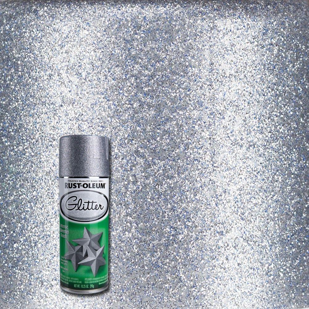 RustOleum Specialty 10.25 oz. Silver Glitter Spray Paint267734 The