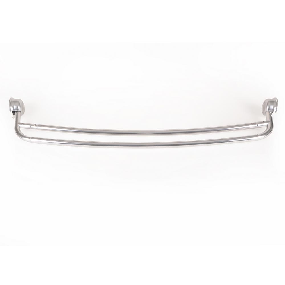 Curved Double Rod Shower Curtain Rods Shower Accessories The