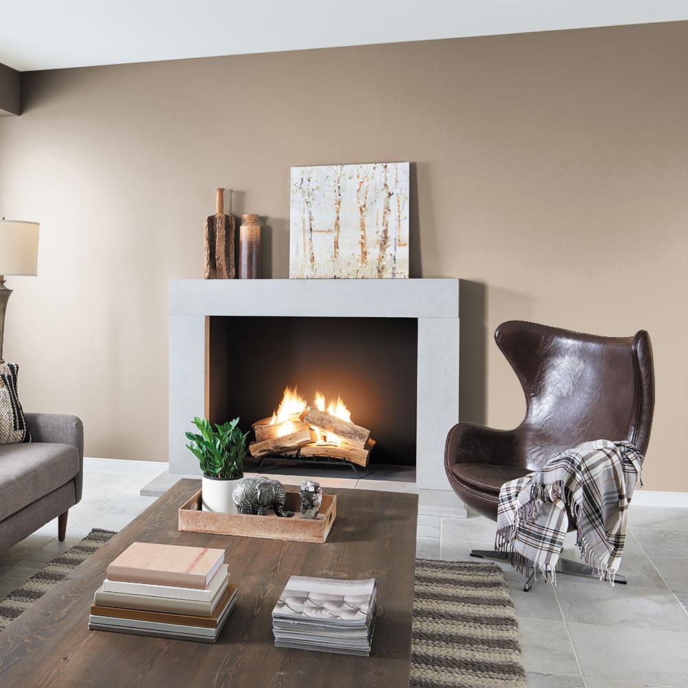 Behr Premium Plus 8 Oz 700d 4 Brown Teepee Flat Interior Exterior Paint And Primer In One Sample Pp10416 The Home Depot