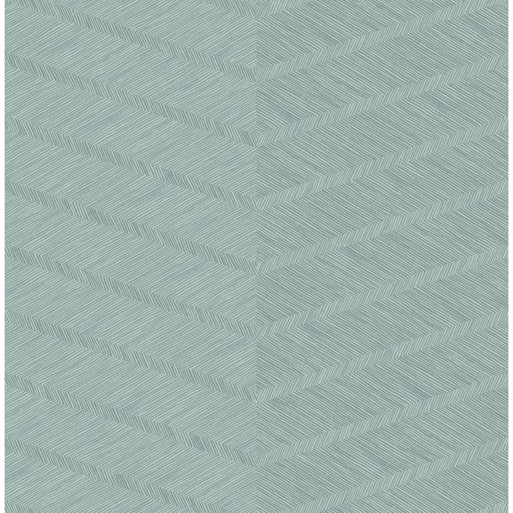 aqua chevron wrapping paper