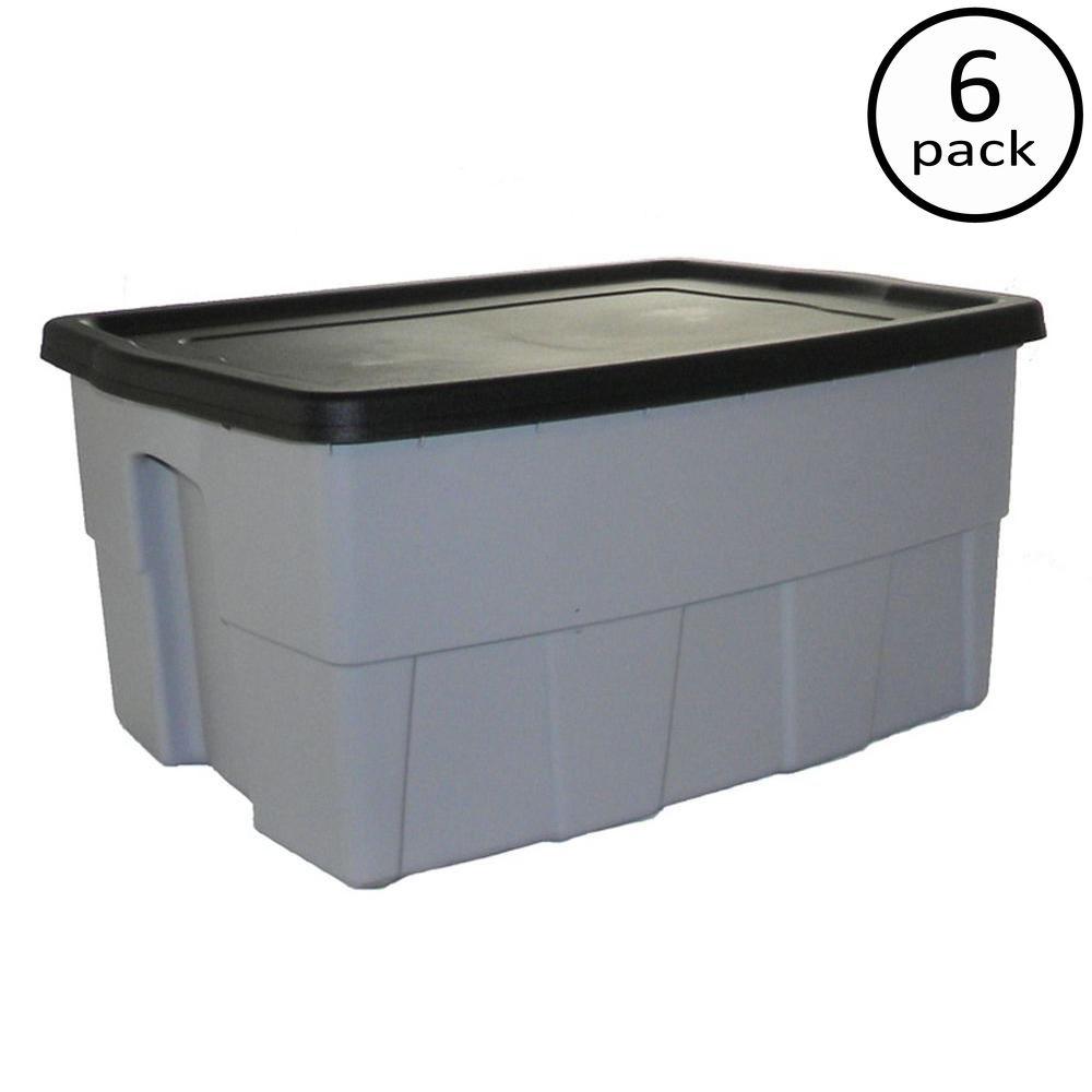 Centrex Plastics 12 Gal Dura Box Storage Tote 6 Pack 948929 The Dura Box Storage Tote 6 Pack