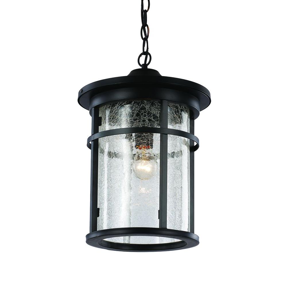 1 Light Black Outdoor Led Hanging Lantern 1 Light Black Outdoor Led Hanging Lantern