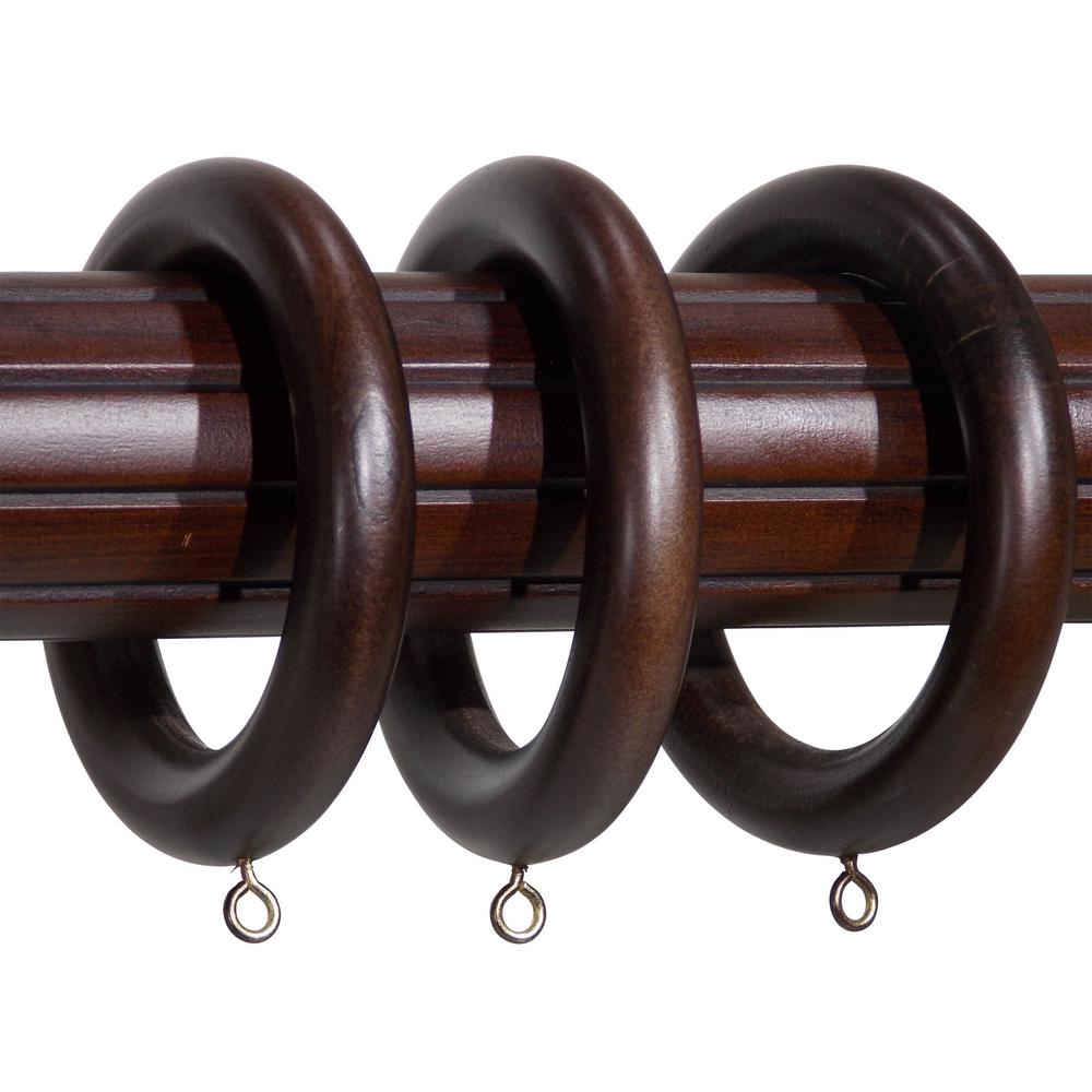 Wood Clip Rings Er Than Retail, Curtain Pole Rings With Clips