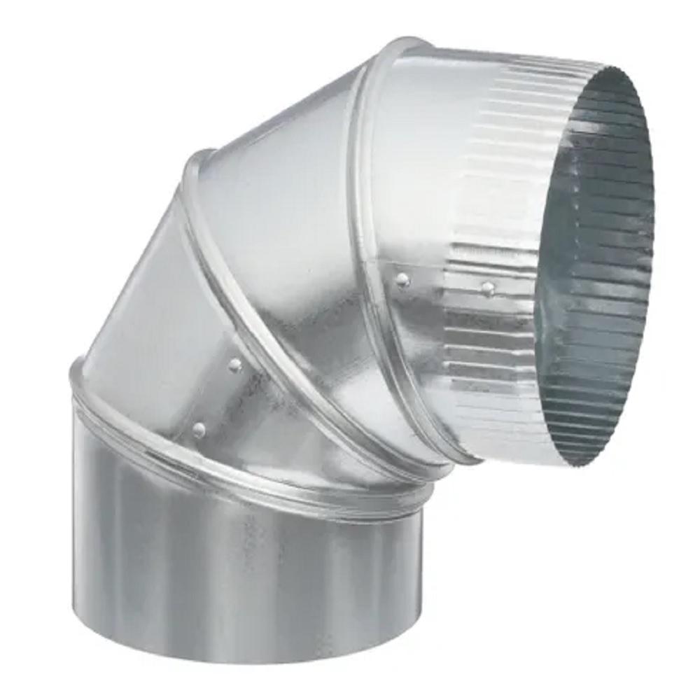 Speedi-Products SM-26A90 05 5-Inch 26-Gauge 90-Degree Round Adjustable Elbow