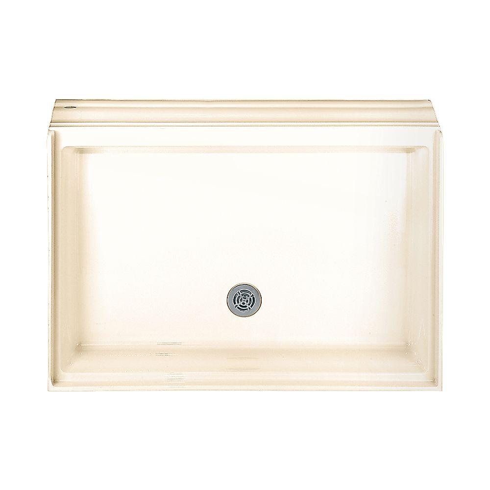 Fin Pan PreFormed 48 in. x 48 in. Single Threshold Shower Base in Gray