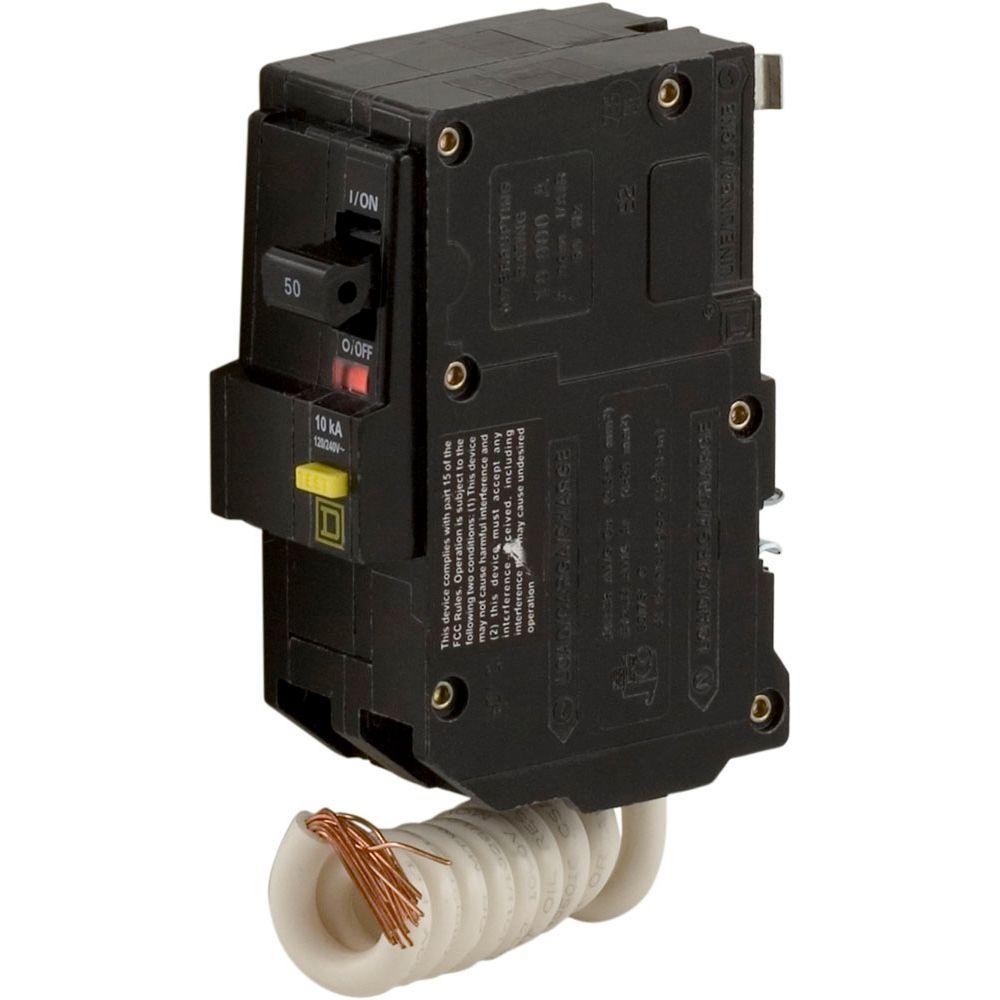 BOX OF 5 SQUARE D QO250 PLUG-IN CIRCUIT BREAKER 2 POLE 50 AMP 120//240V NEW