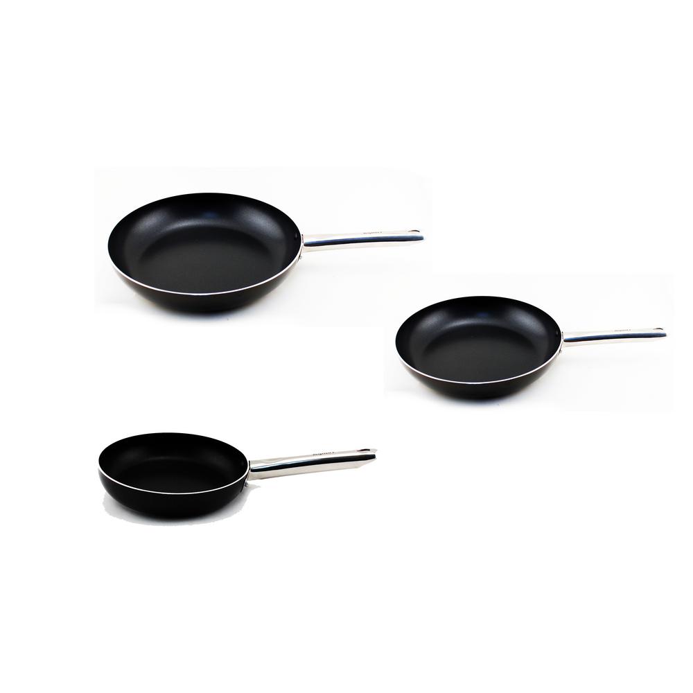 BergHOFF EarthChef Boreal 3-Piece Aluminum Frying Pan Set with Non-Stick Coating by BergHOFF