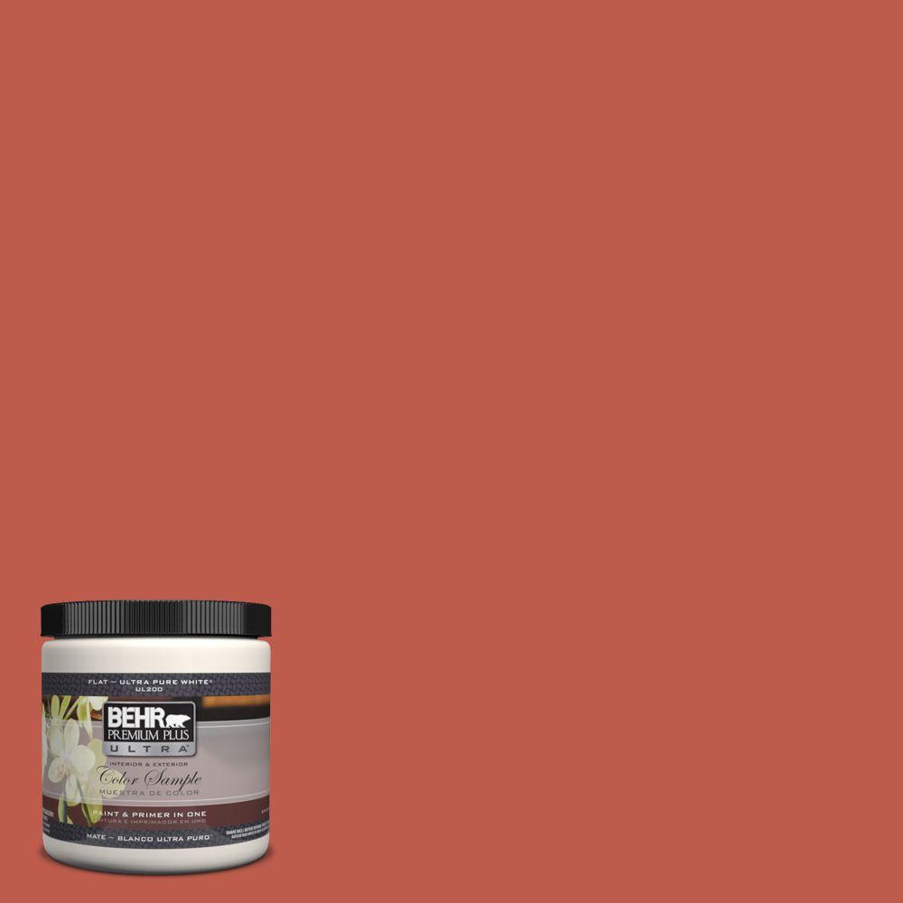 BEHR Premium Plus Ultra 8 oz. M1707 Tandoori Interior/Exterior Paint
