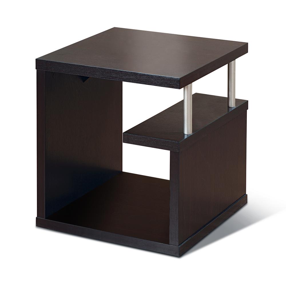 Furniture Of America Derrick Cuccino End Table Id 10350et The Furniture Of America Derrick Cuccino End Table