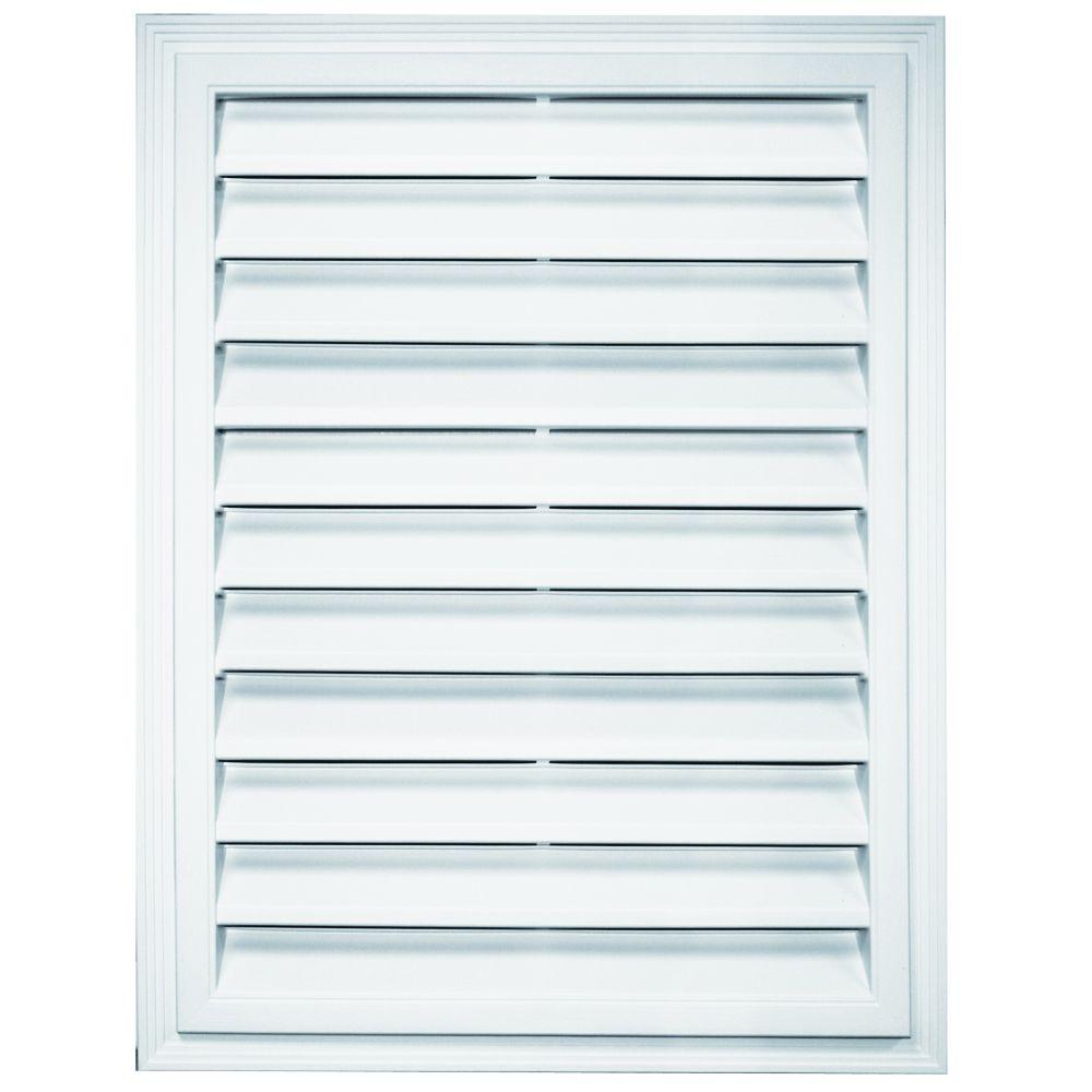 Builders Edge 12 In X 12 In Square Gable Vent In White