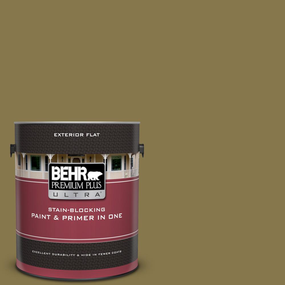 Behr Premium Plus Ultra 1 Gal M330 7 Green Tea Leaf Flat Exterior Behr Premium Plus Ultra 1 Gal M330 7 Green Tea Leaf Flat Exterior