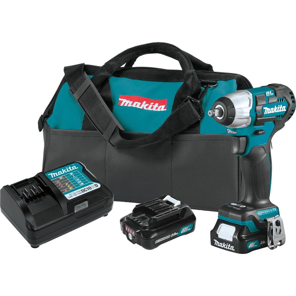 Makita 12-Volt MAX CXT Lithium-Ion Brushless Cordless 3/8 In. Sq. Drive ...