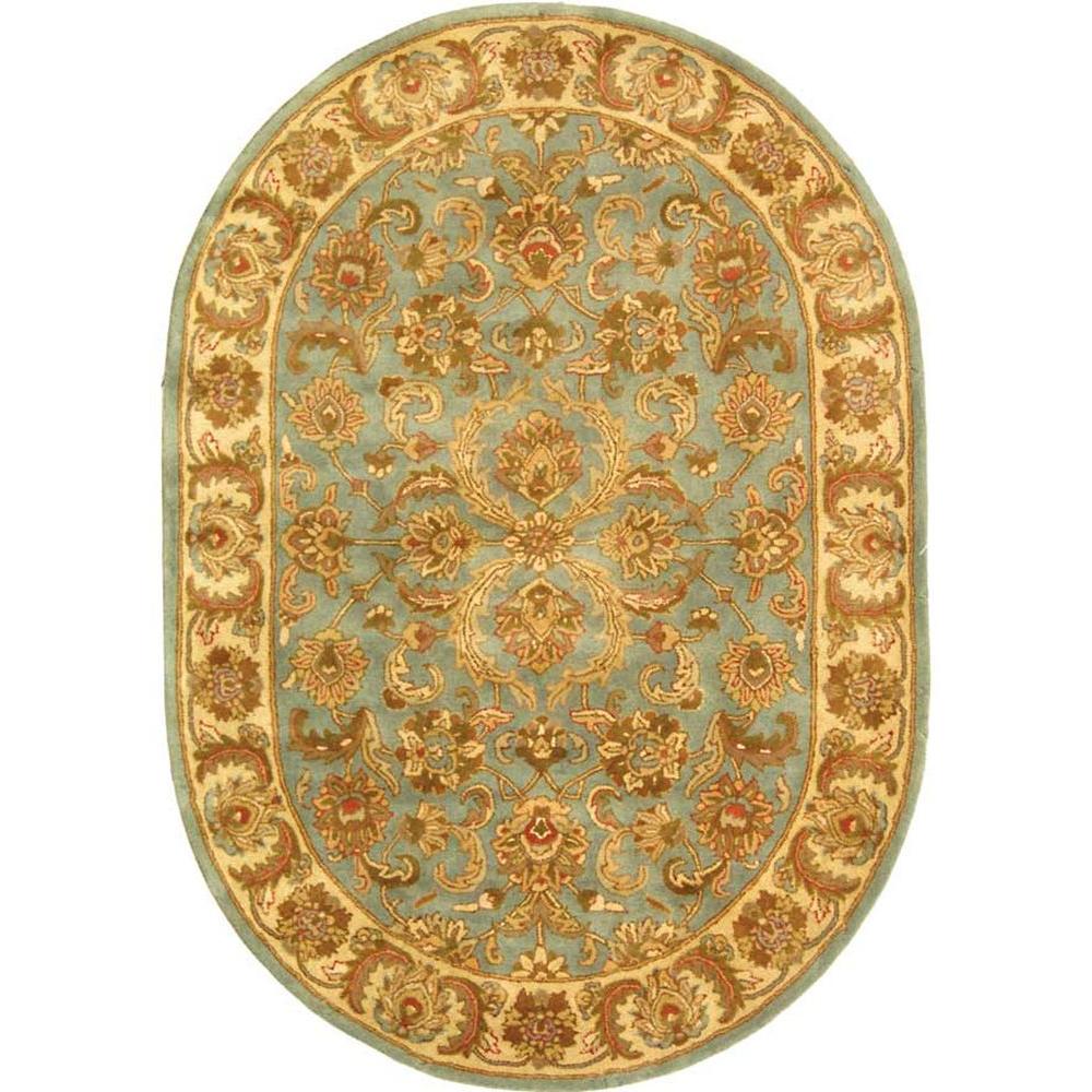 Safavieh Heritage Blue/Beige 5 ft. x 7 ft. Oval Area RugHG811B5OV