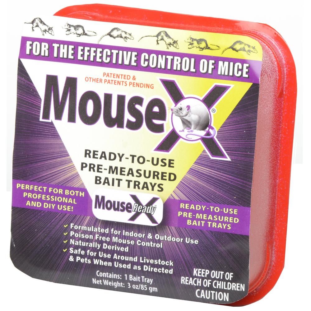 Ratx Mouse X Ready To Use Pre Measured Bait Trays 4 Pack