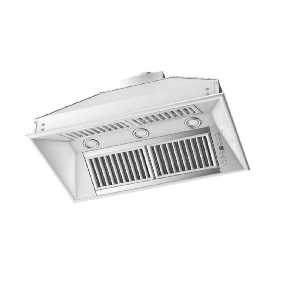 ZLINE Kitchen and Bath ZLINE 40 in. 1200 CFM Island Insert Range Hood in Stainless Steel824i40
