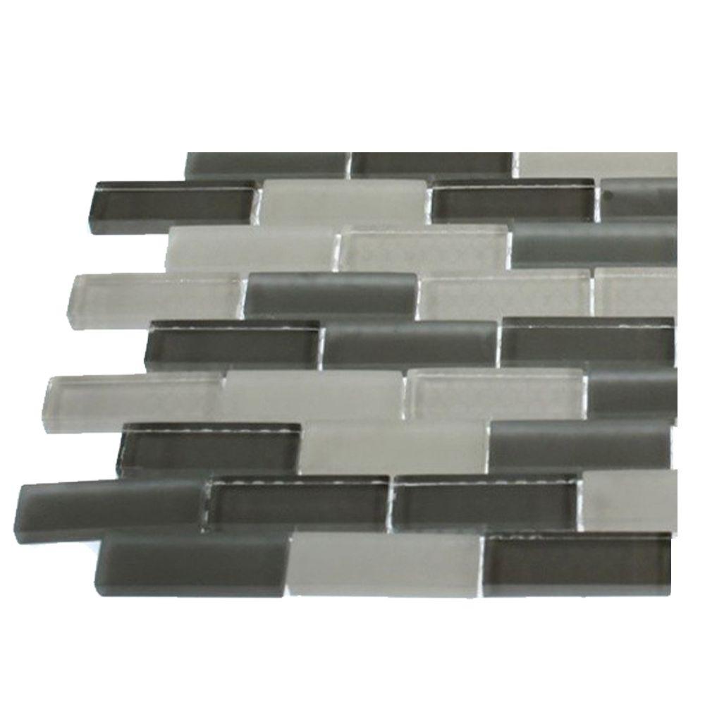 Ivy Hill Tile Contempo Brooklyn Blend Gl Mosaic Floor And Wall Contempo Brooklyn Blend Gl Mosaic Floor And Wall Tile 3 In X 6 8 Mm Sample